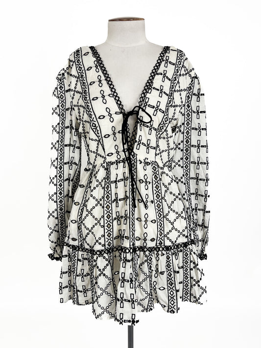 Reclaimed Vintage | White Casual Dress | Size 8