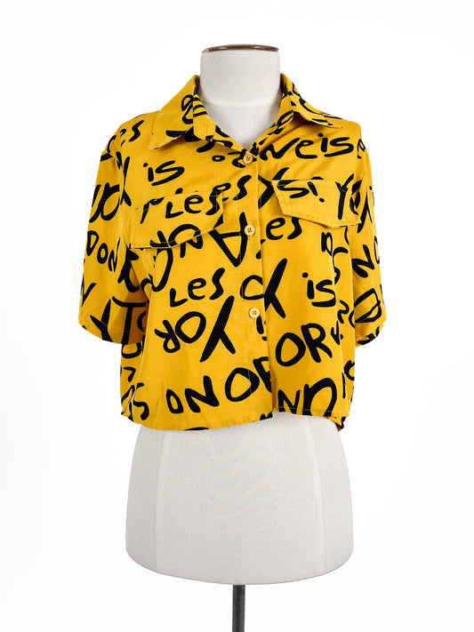 Yimoment | Yellow Casual Top | Size 10