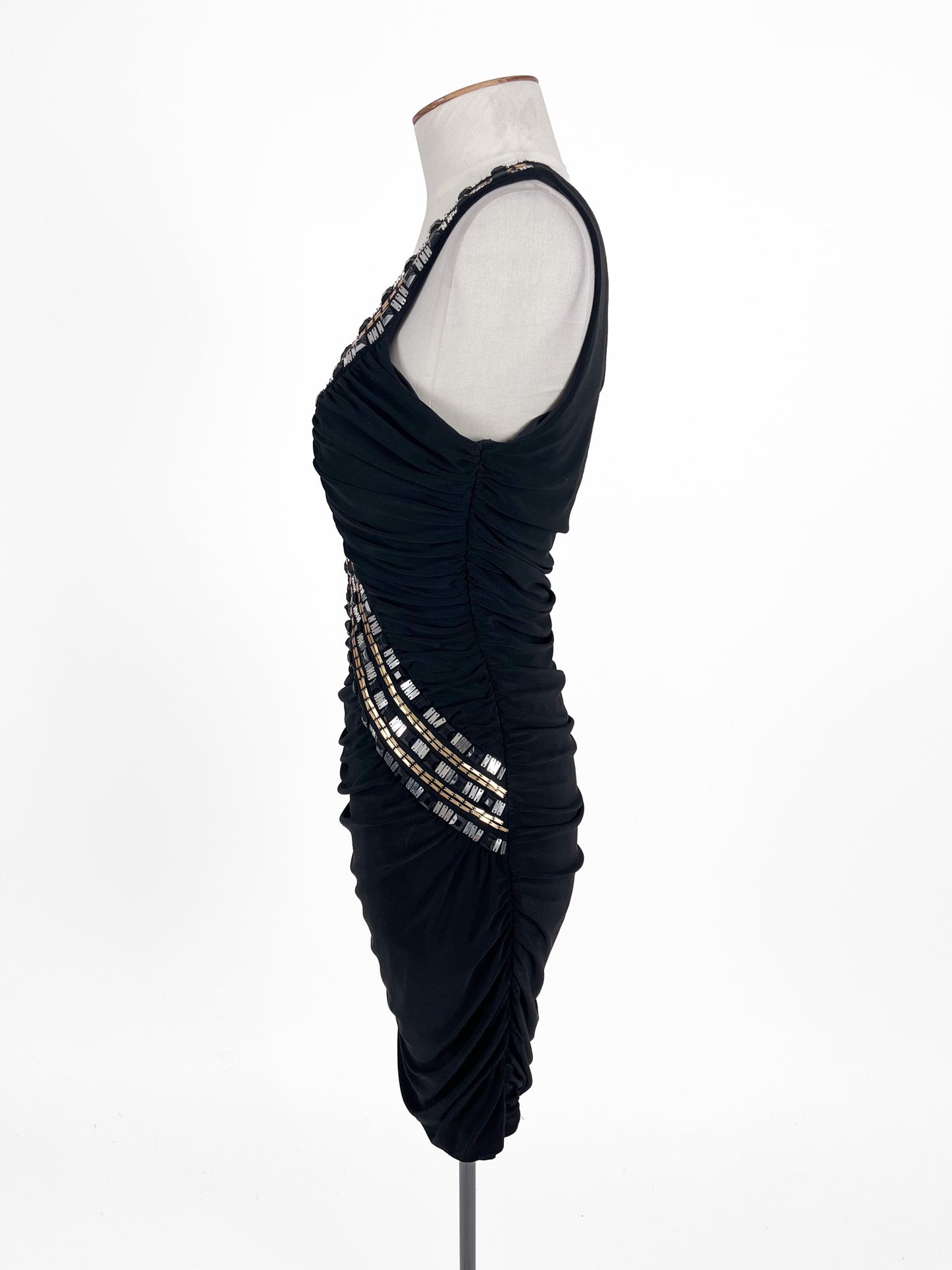 Purple Patch | Black Cocktail Dress | Size 10