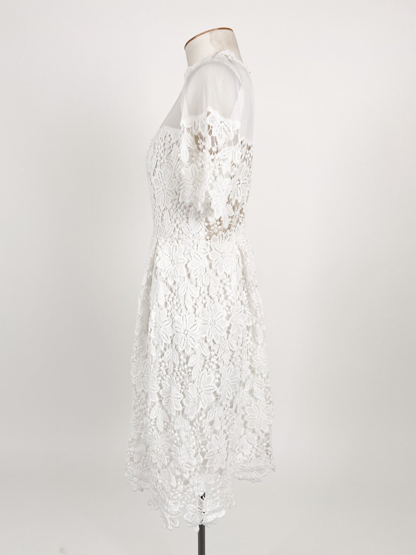 Avocado | White Cocktail Dress | Size 8