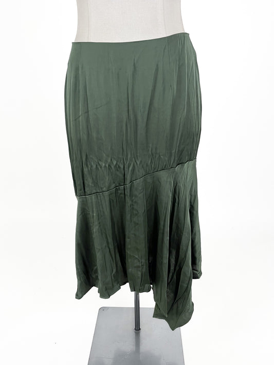 Foxwood - Green Midi Skirt (Size 12)