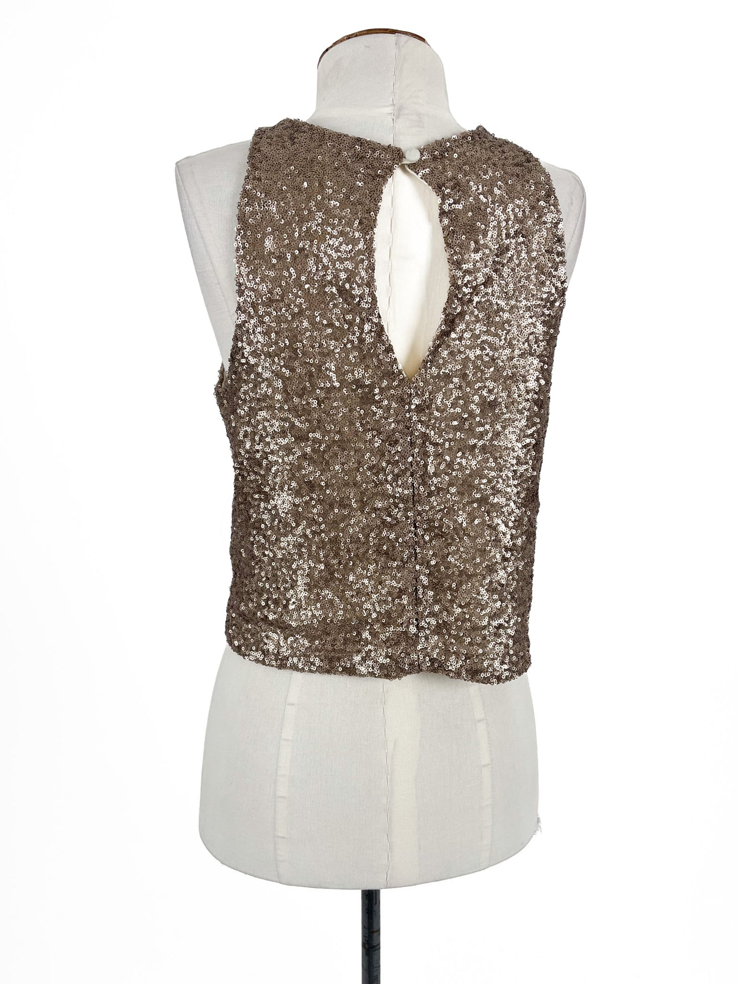 Mink Pink | Gold Cocktail Top | Size XS