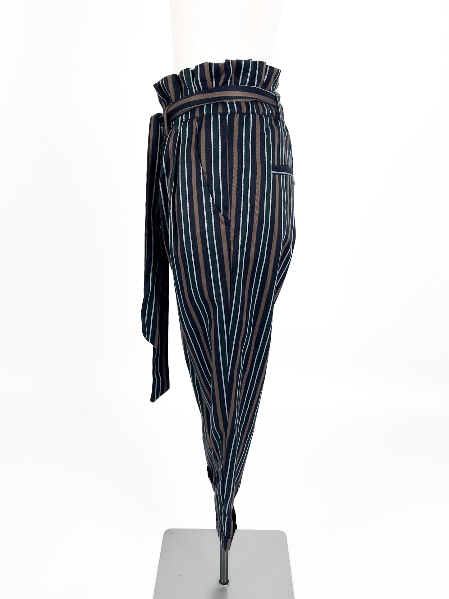 Unknown Brand | Multicoloured Cropped High waisted Pants | Size 6