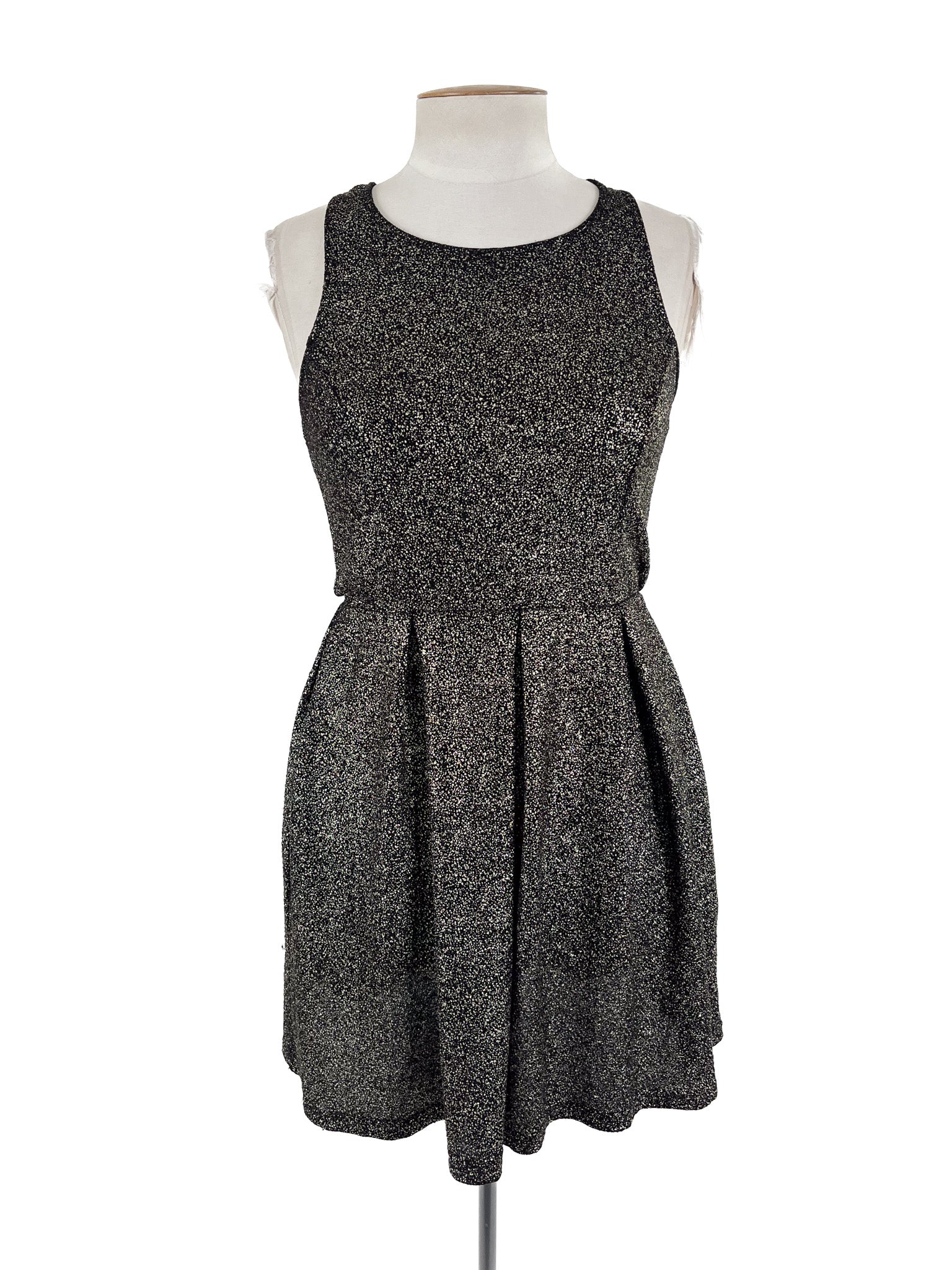 Pagani - Gold & Black Mini Dress (Size 12)