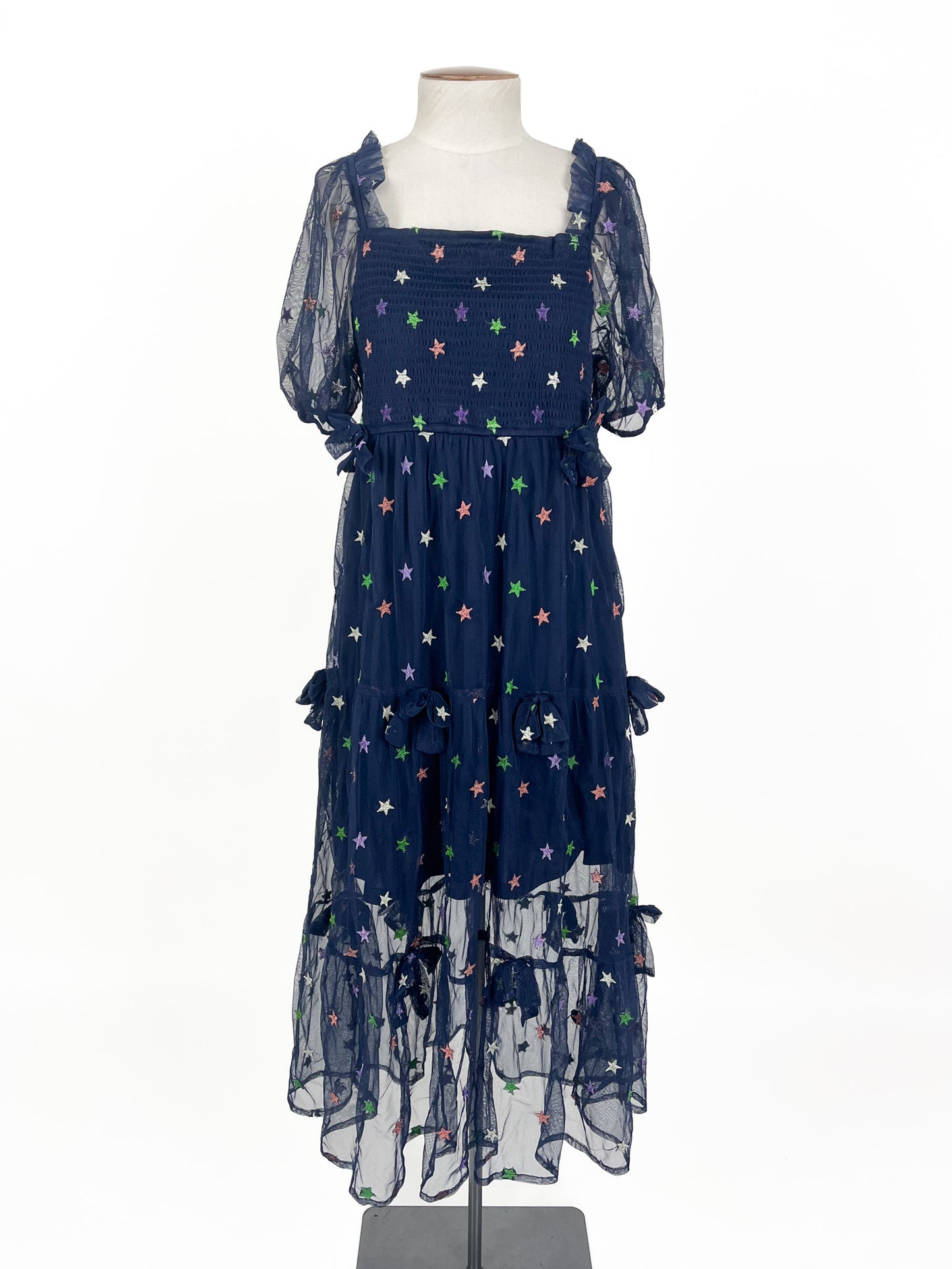 Neon Rose | Navy Dress | Size S