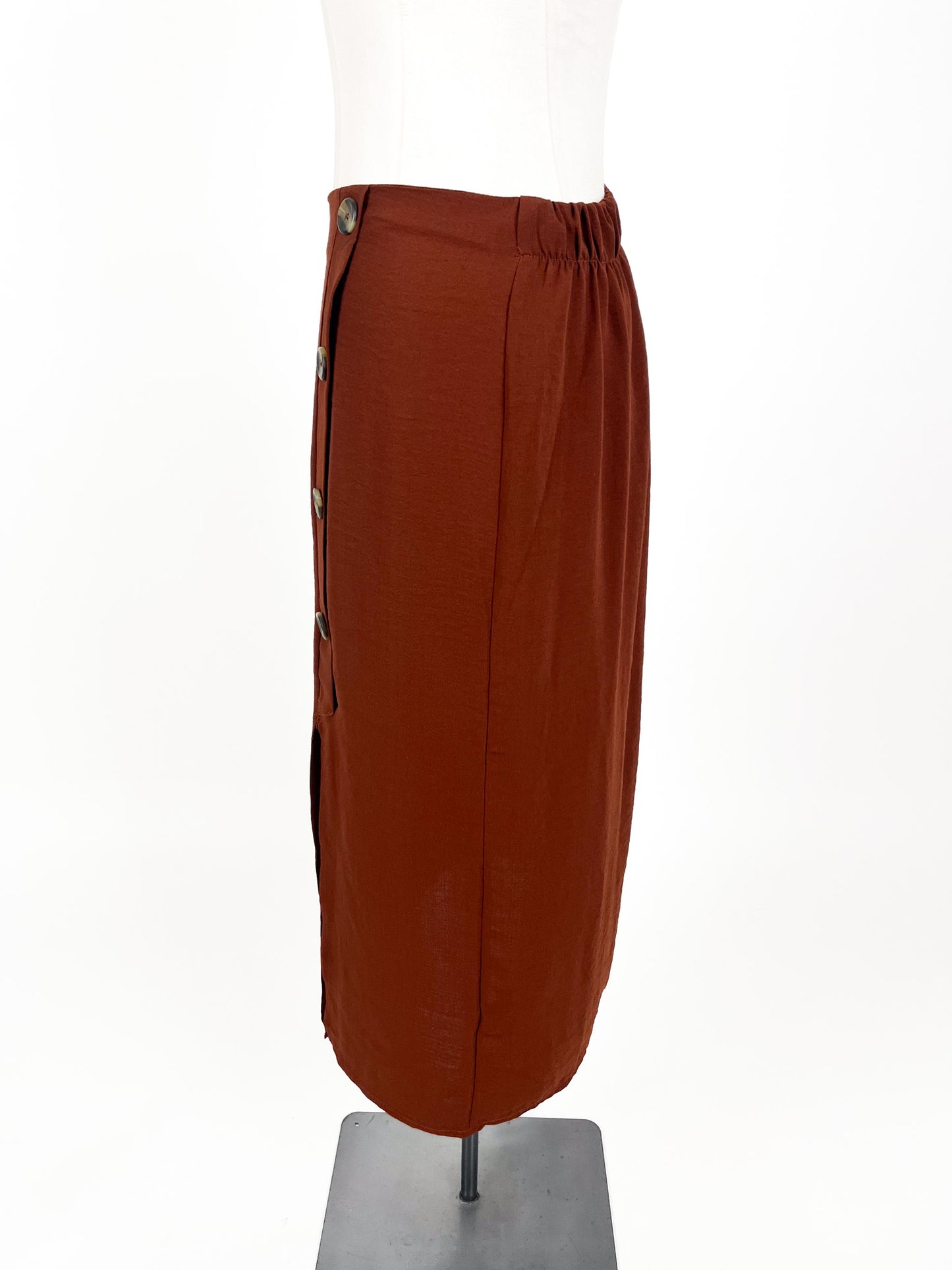 Spirit - Brown Midi Skirt (Size 12)