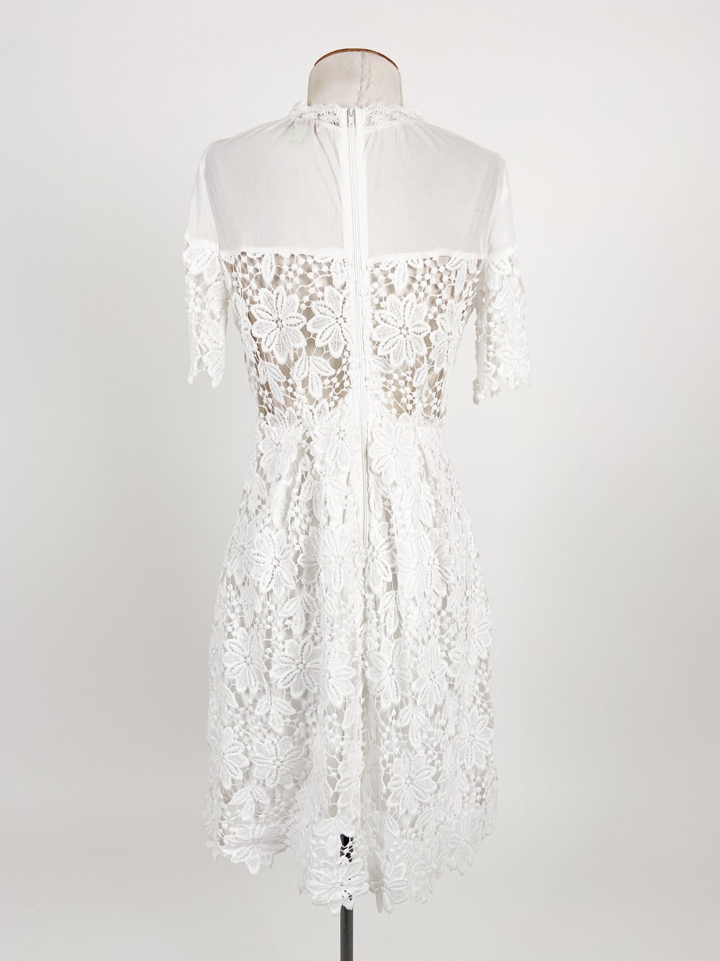 Avocado | White Cocktail Dress | Size 8