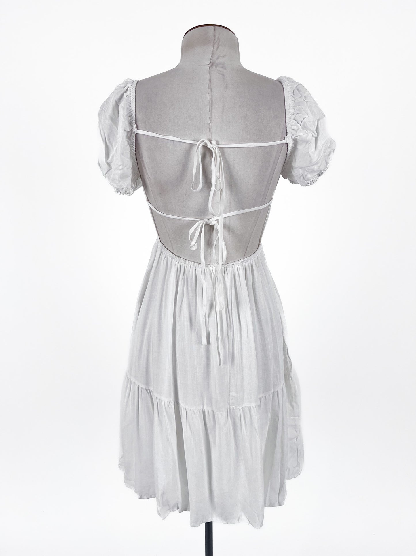 Minx & Moss | White Casual Dress | Size 8