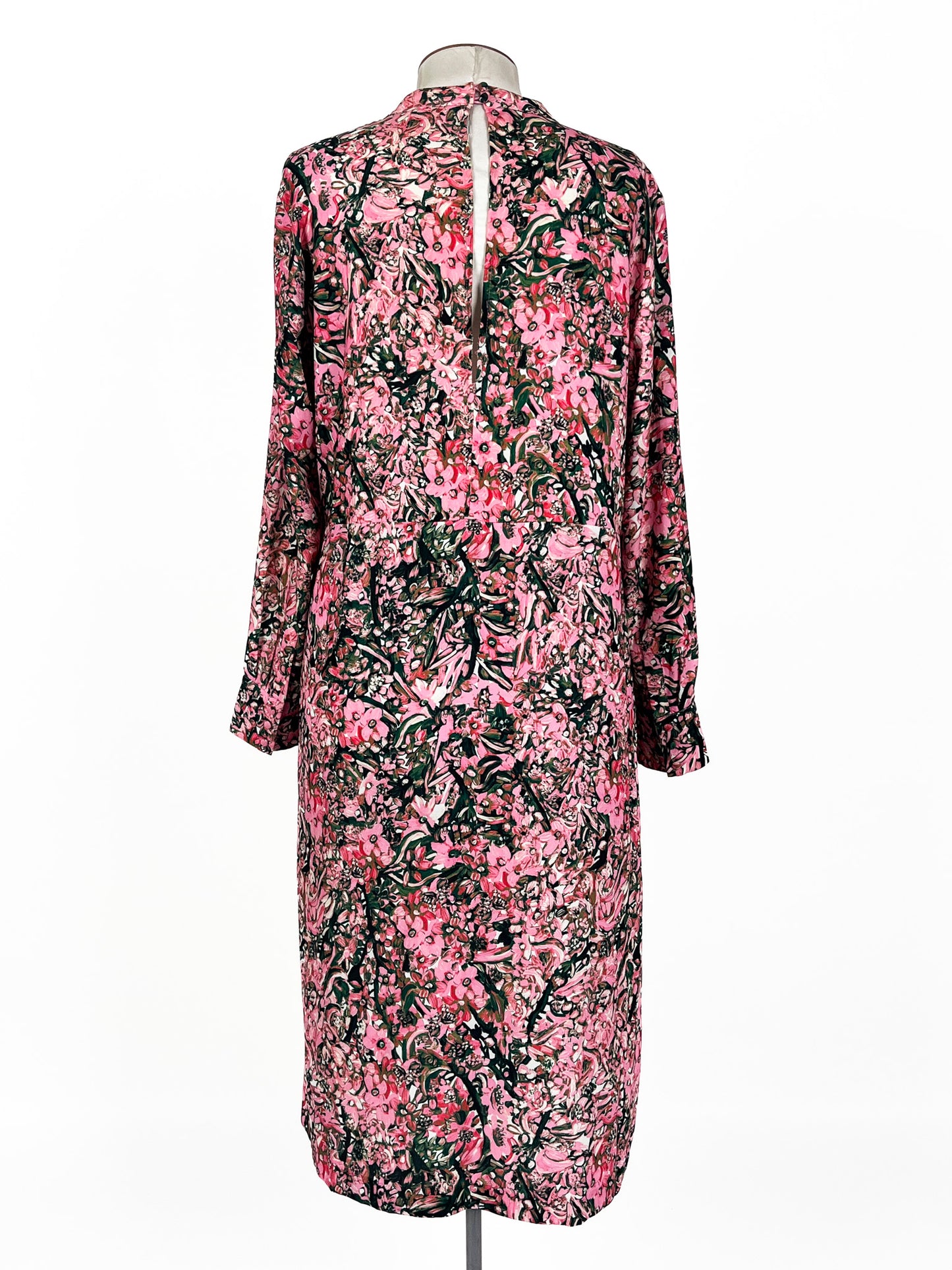 H&M | Multicoloured Workwear Dress | Size 16