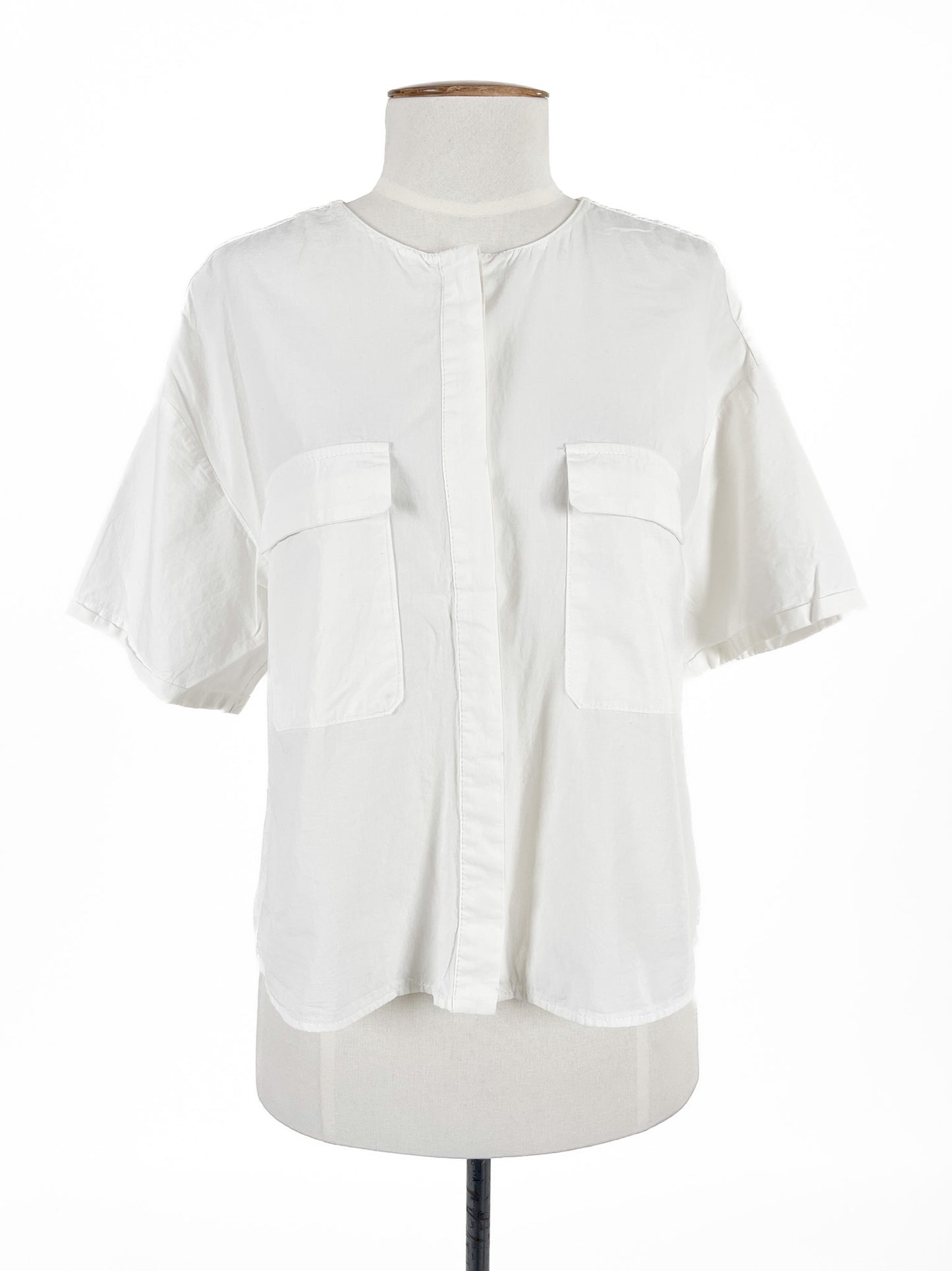 Zara | White Casual/Workwear Top | Size M