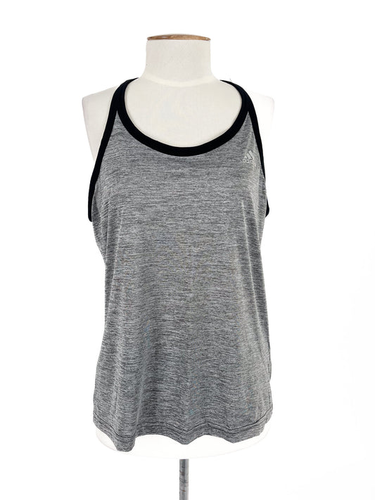 Adidas | Grey Activewear Top | Size M