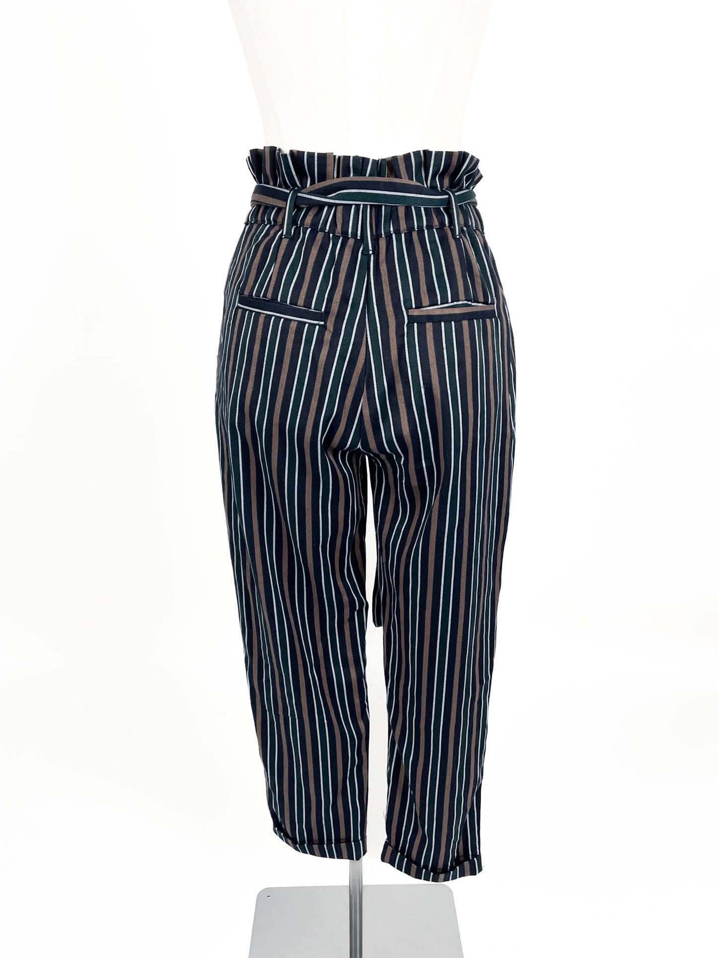 Unknown Brand | Multicoloured Cropped High waisted Pants | Size 6