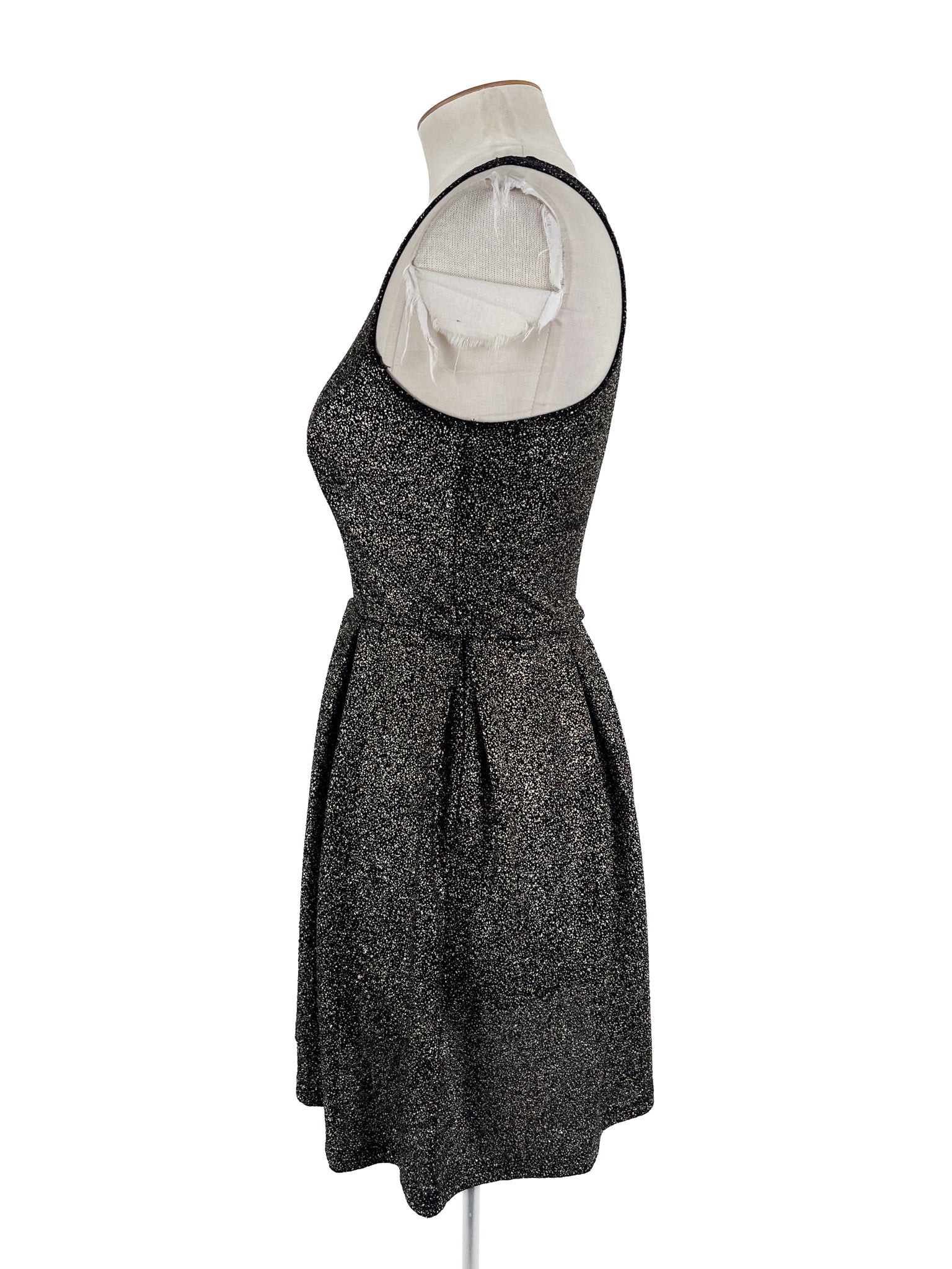 Pagani - Gold & Black Mini Dress (Size 12)