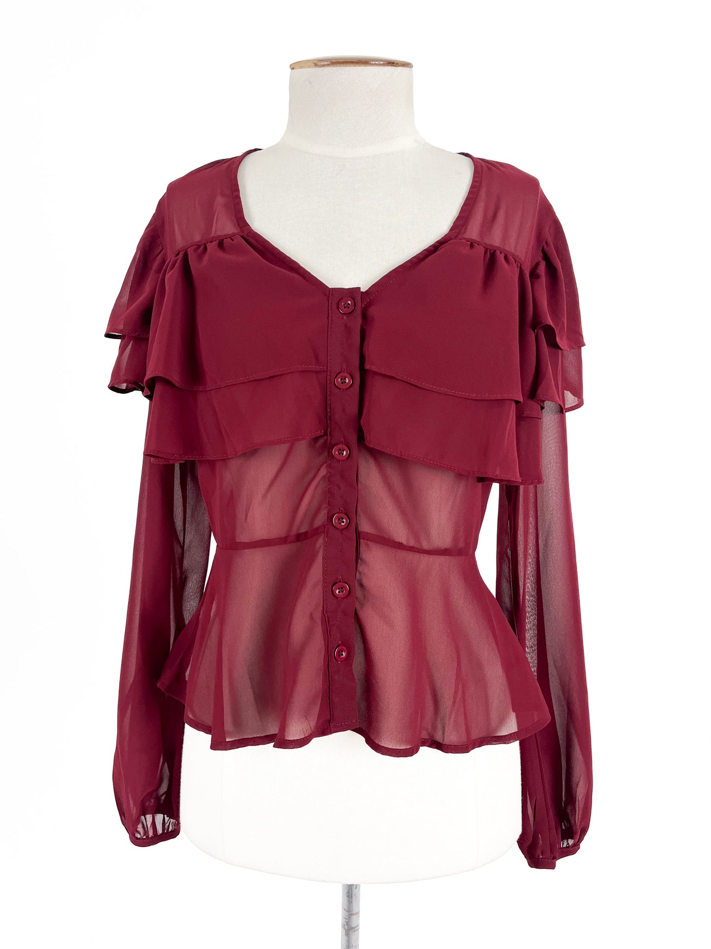 Boohoo | Purple Workwear Top | Size 6
