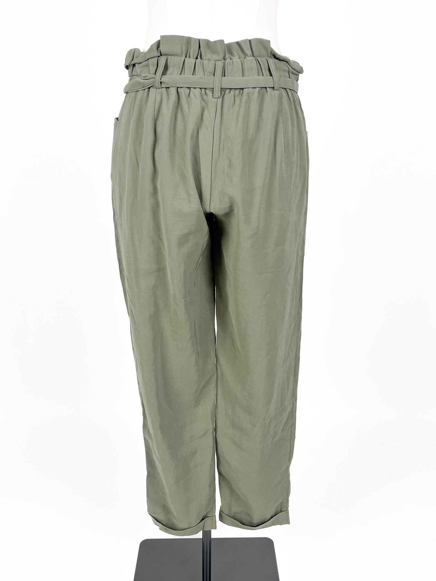 Zara | Green High waisted Pants | Size XS