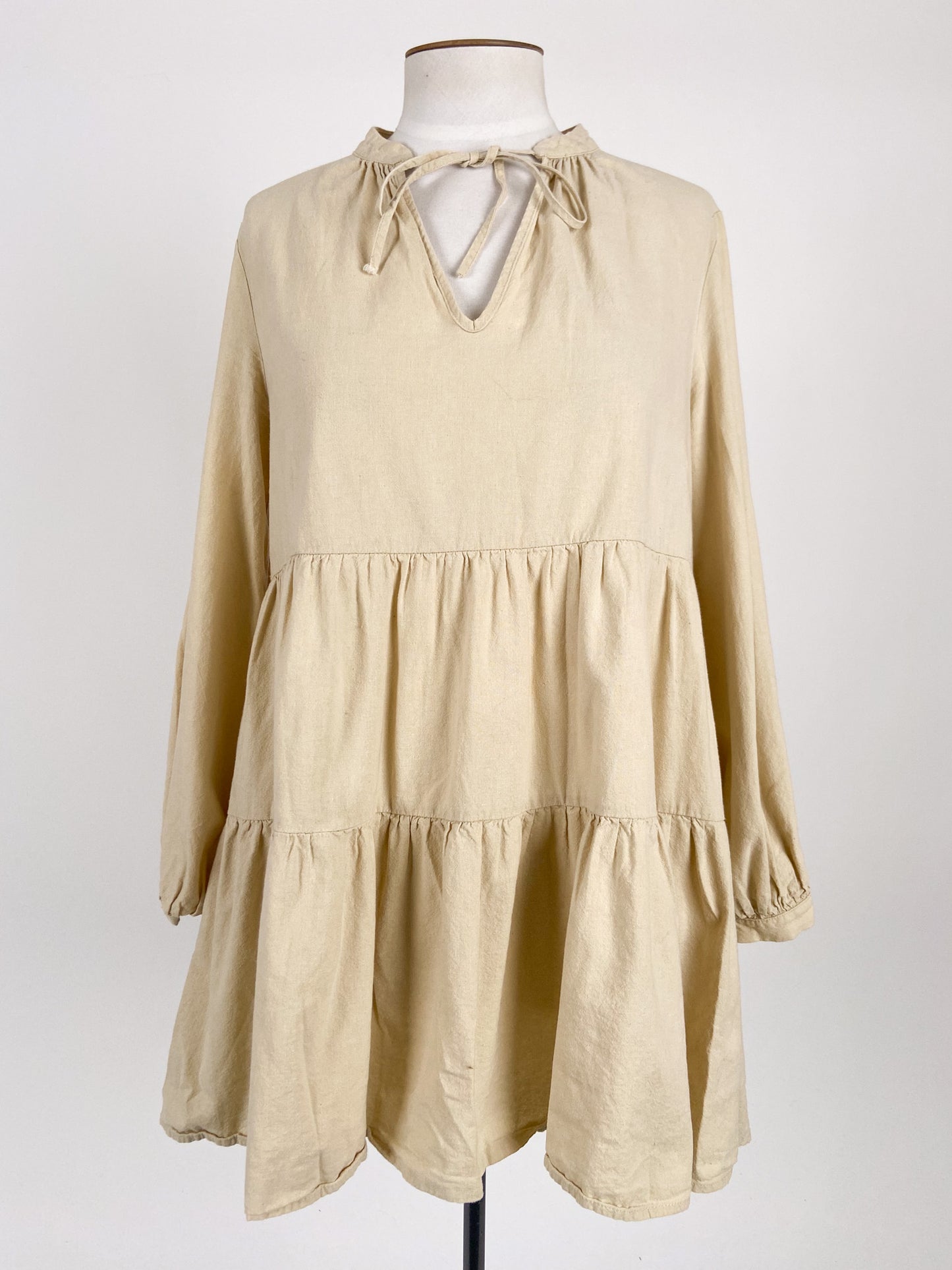 Atmos & Here | Beige Casual Dress | Size 14