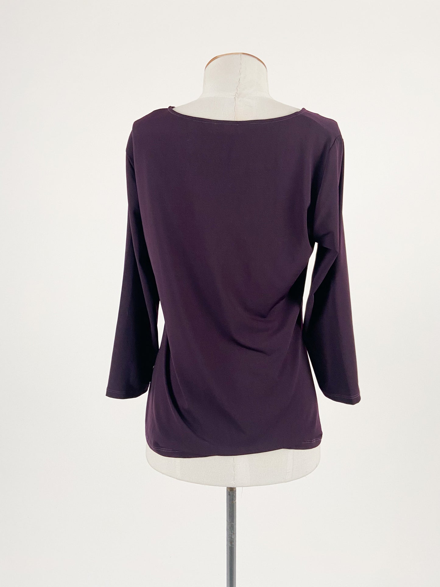 Oliver Black | Purple Workwear Top | Size M
