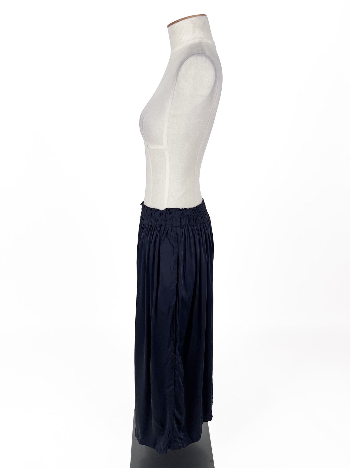 H&M | Navy High waisted Wide leg Pants | Size 10