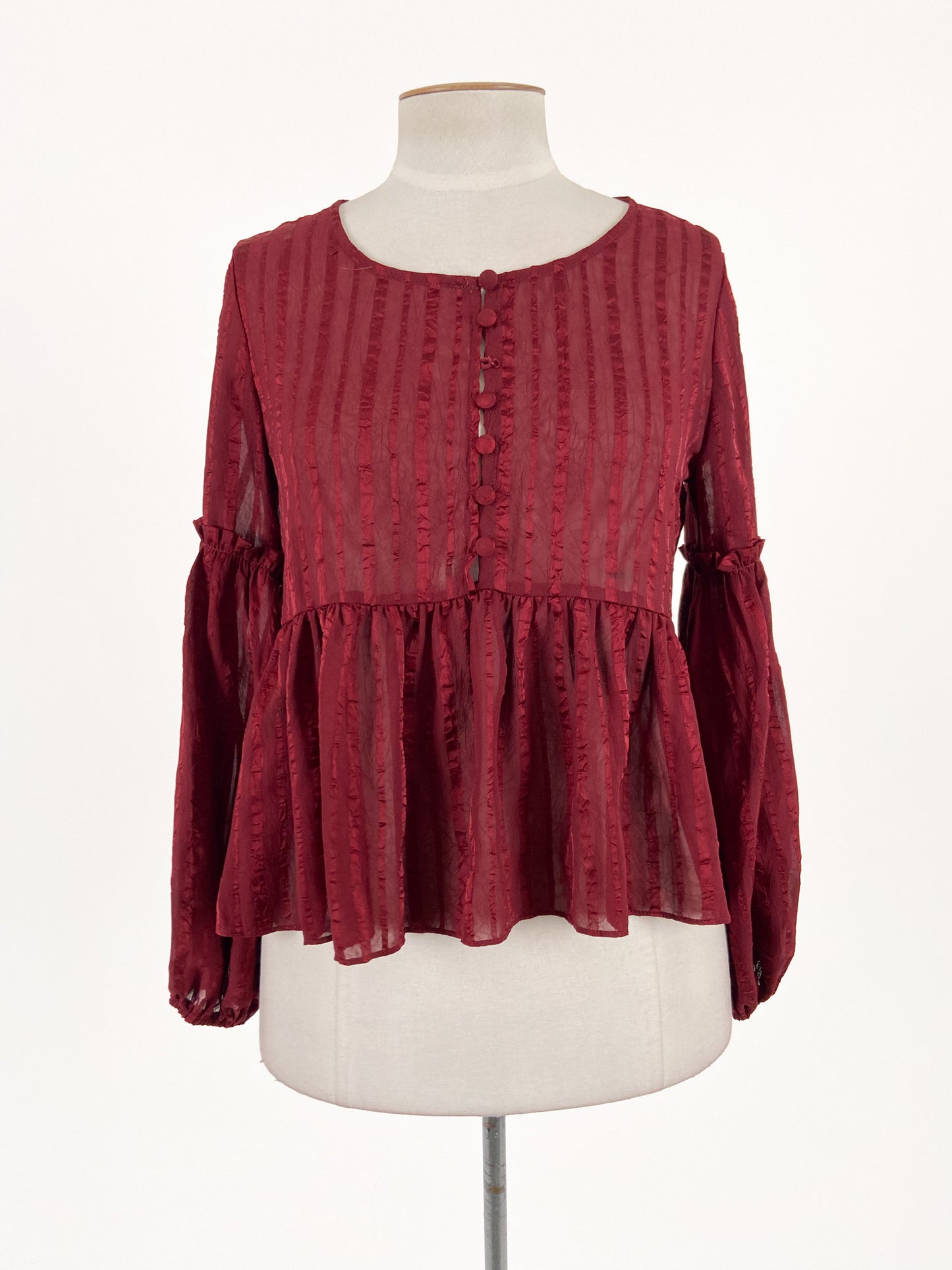 Pia | Red Casual Top | Size S