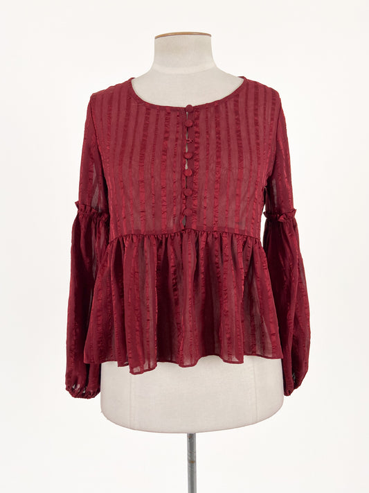 Pia | Red Casual Top | Size S