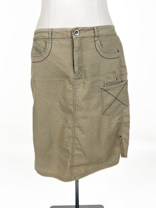 Lania The Label - Green Midi Skirt (Size 14)