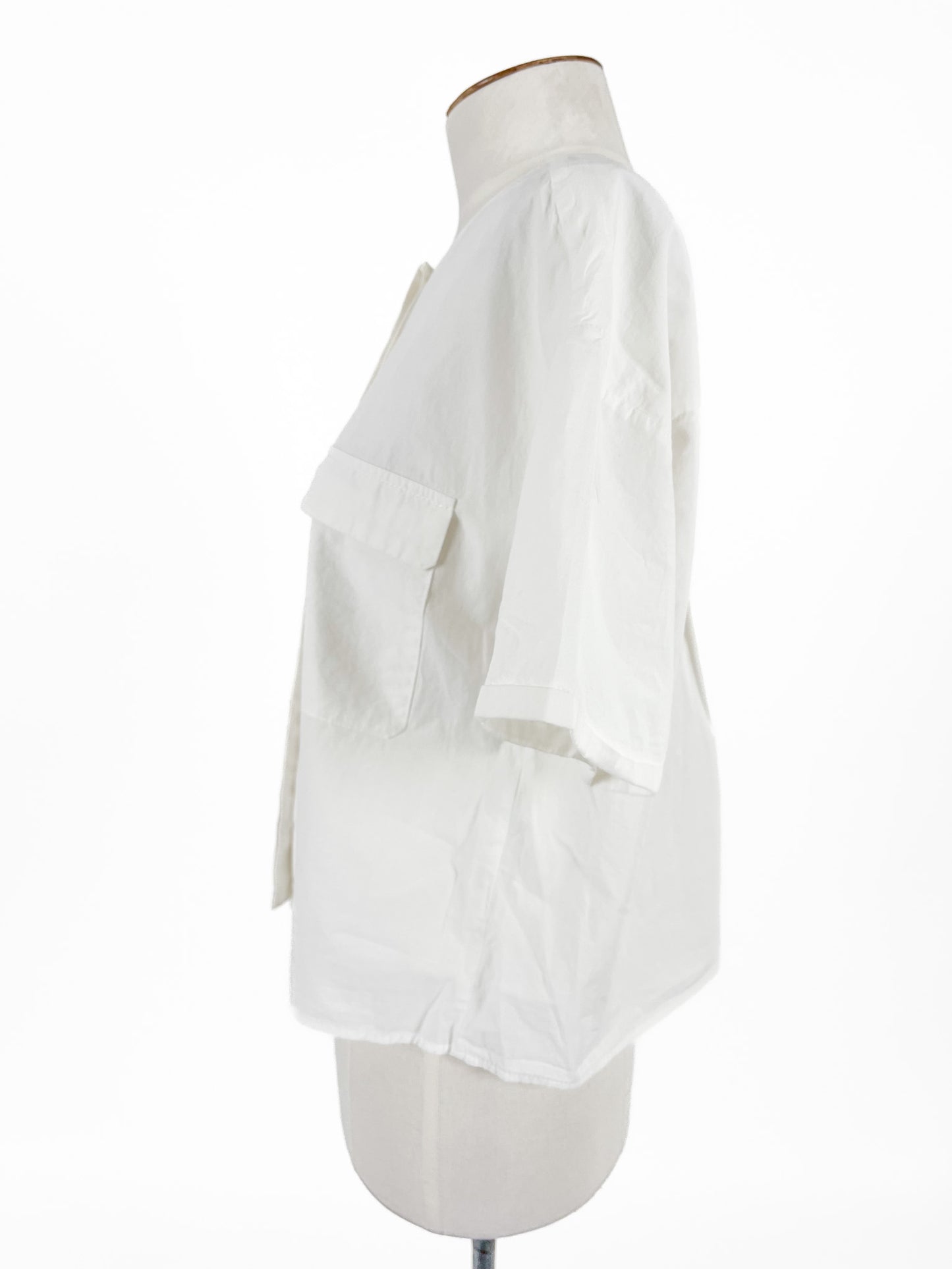 Zara | White Casual/Workwear Top | Size M