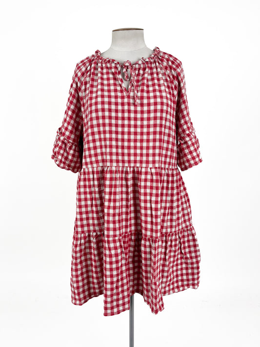 Isla Maree - Red & White Mini Dress (Size 18)