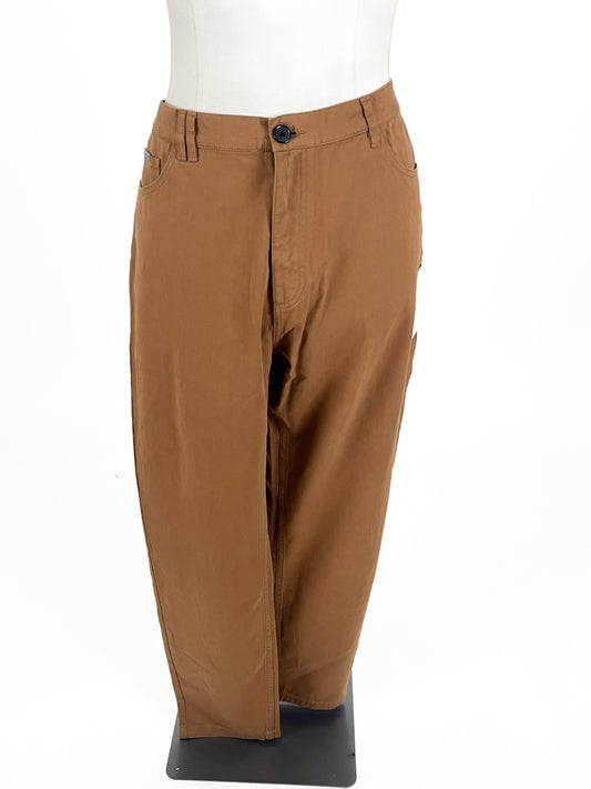 I Love Ugly | Brown Straight fit Pants | Size XXL