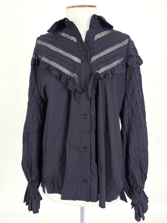 Karen Walker | Black Casual Top | Size 8