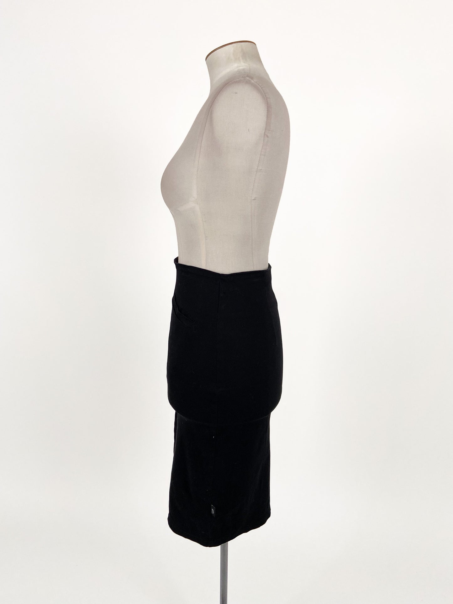 KILT | Black Workwear Skirt | Size 10