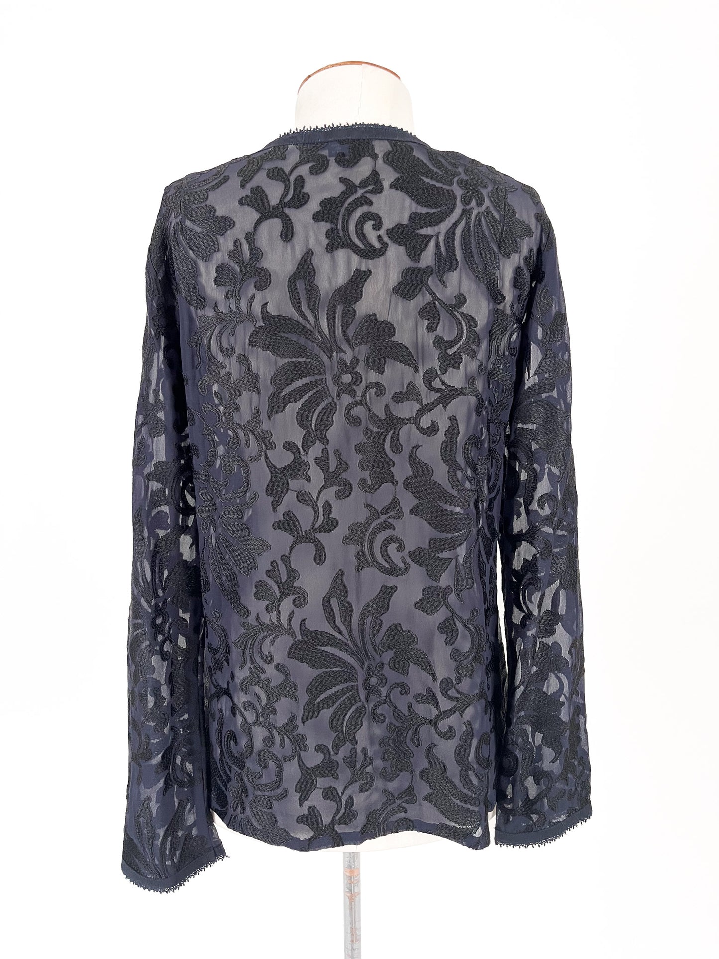 Kate Sylvester | Navy Casual Top | Size 8