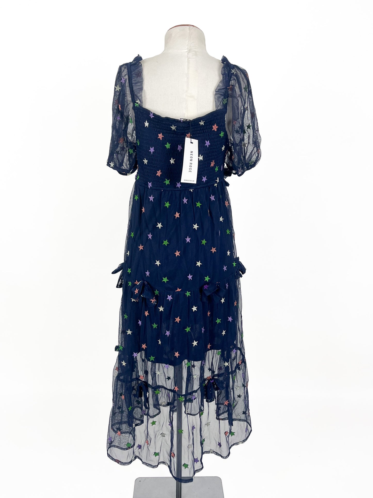 Neon Rose | Navy Dress | Size S