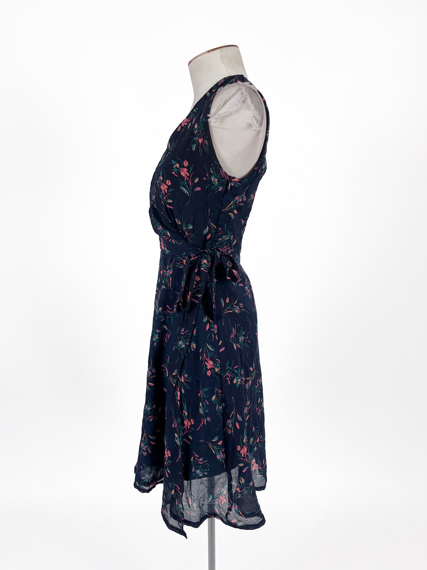 Apricot | Navy Casual Dress | Size 8