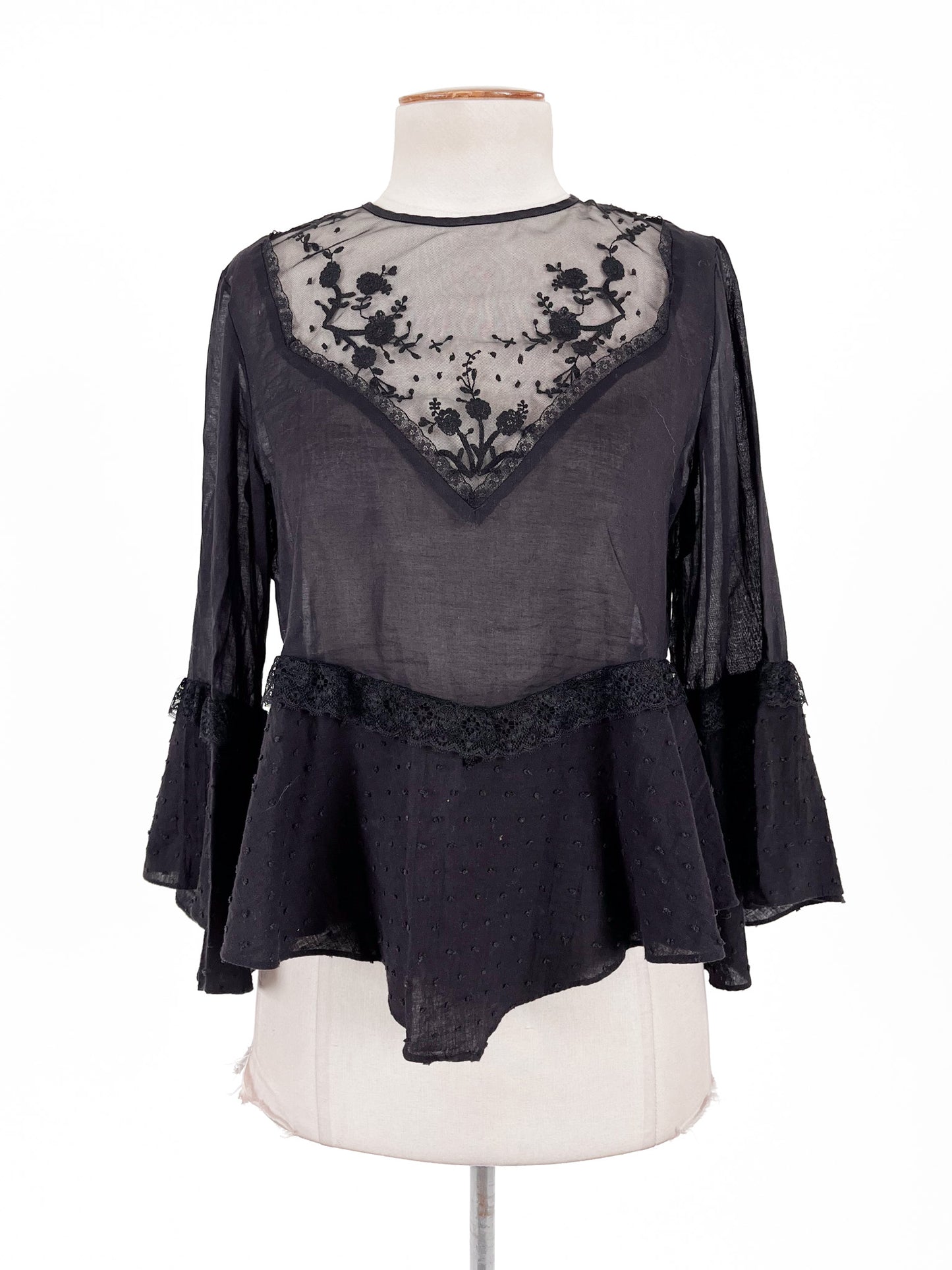 Alice McCall | Black Casual Top | Size 8