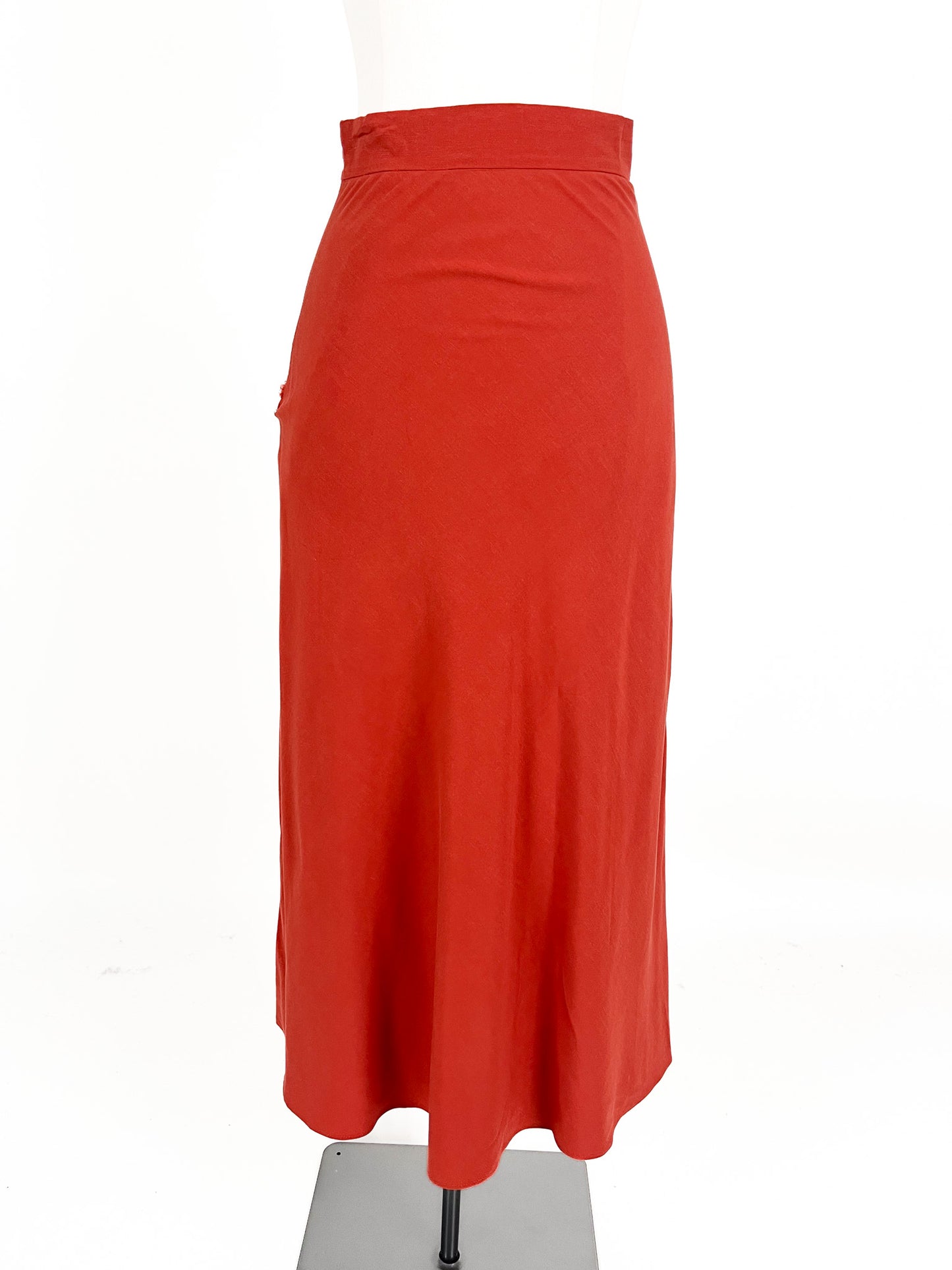 The Editor's Market | Orange Skirt | Size XS