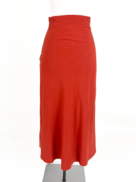The Editor's Market | Orange Skirt | Size XS