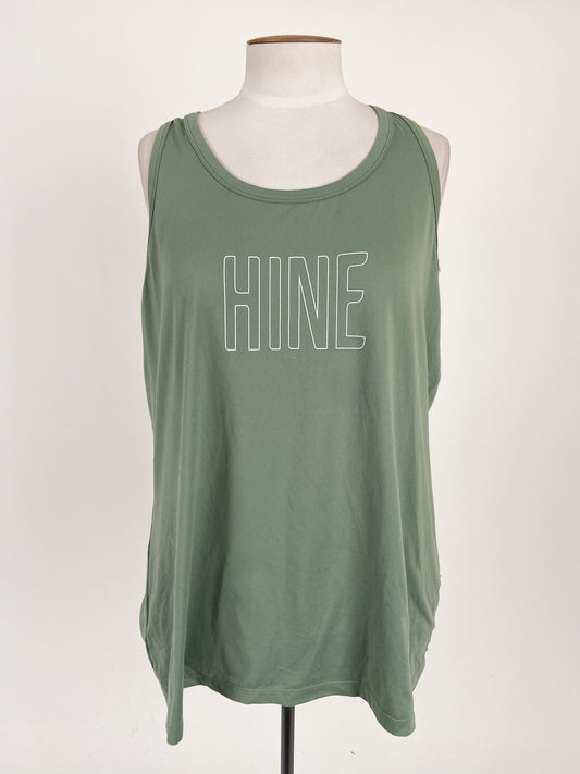 Hine | Green Casual Activewear Top | Size XXXL