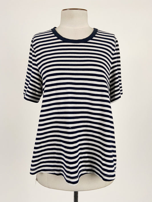 Huffer | Navy Casual Top | Size 8