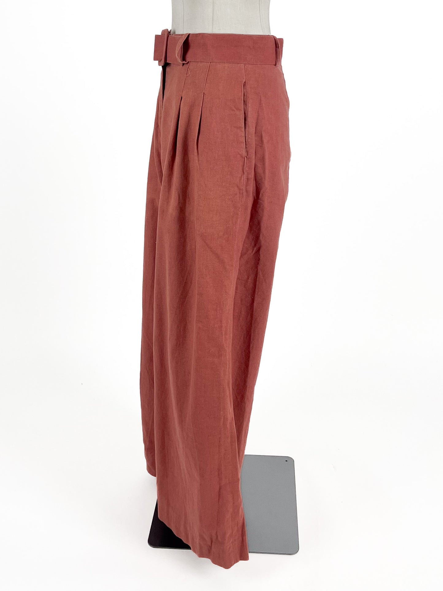 Max | Pink High waisted Wide leg Pants | Size 10