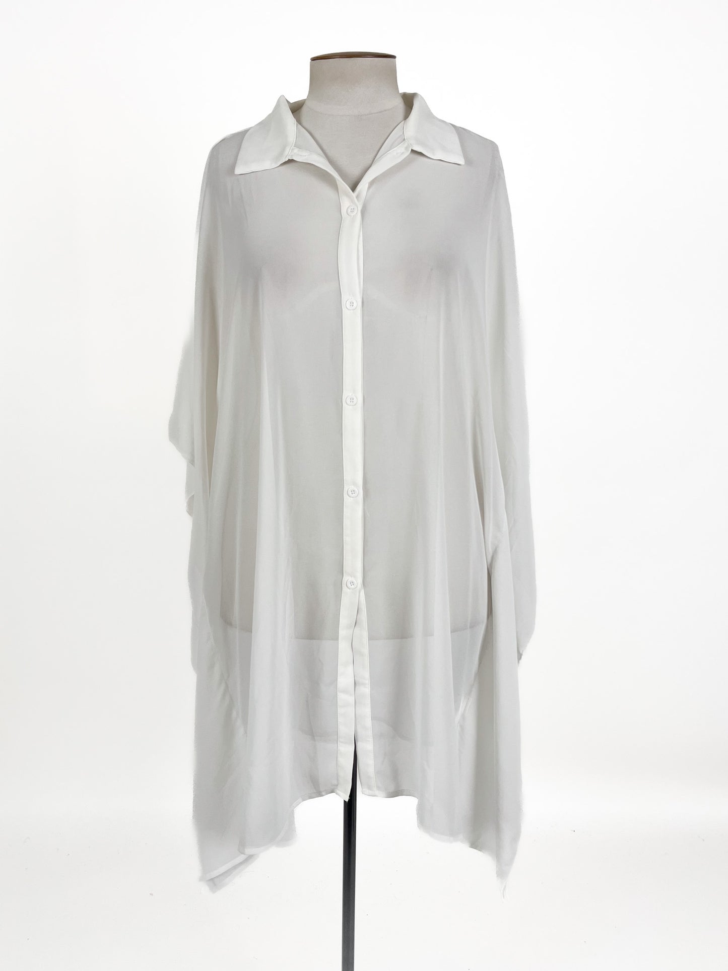 Cupshe | White Casual/Workwear Top | Size L