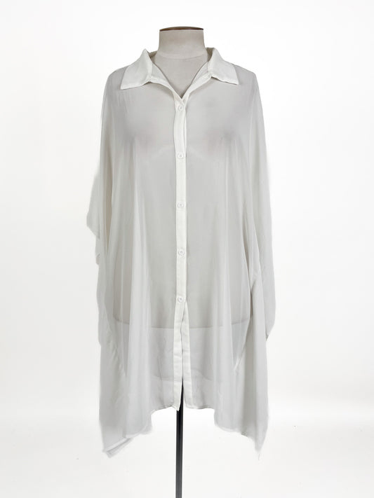 Cupshe | White Casual/Workwear Top | Size L