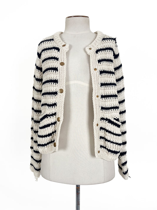 Zara | White Casual Cardigan | Size S