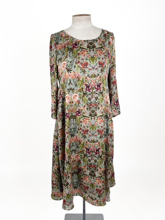 Whistle - Green Midi Dress (Size 16)