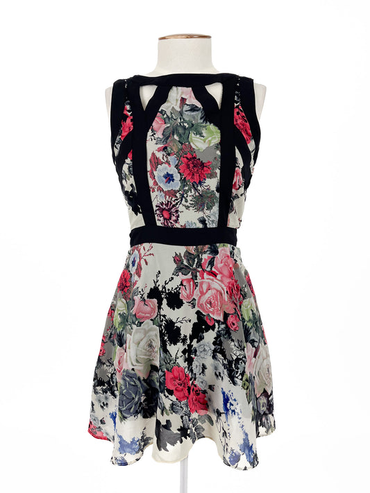 Something Borrowed | Multicoloured Cocktail Dress | Size XS