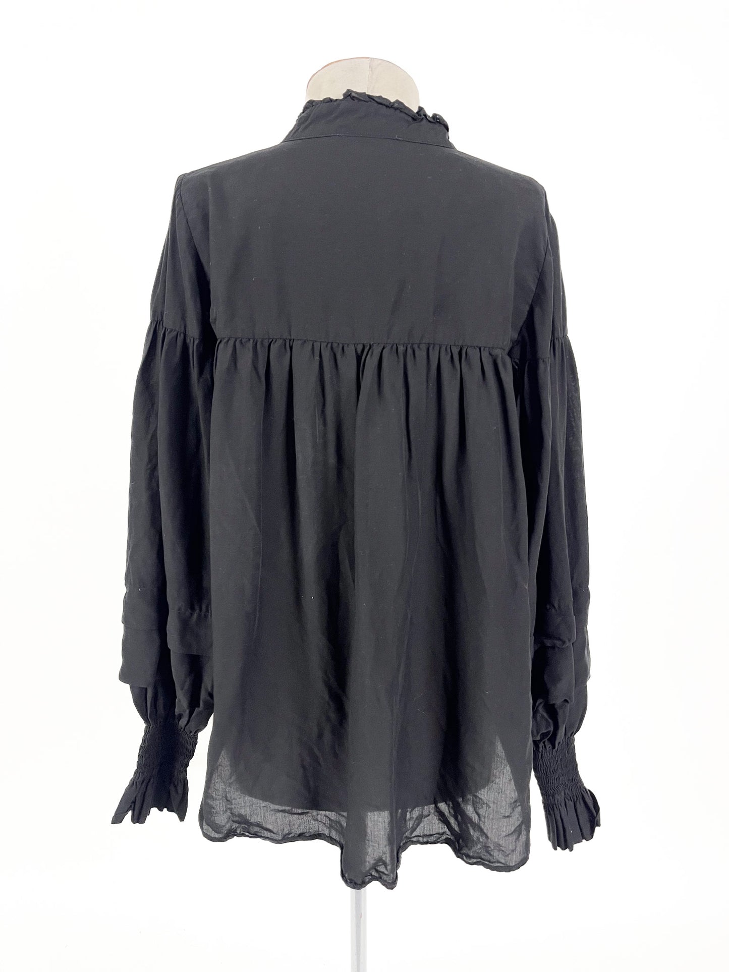 State of Play - Black Blouse (Size 8)