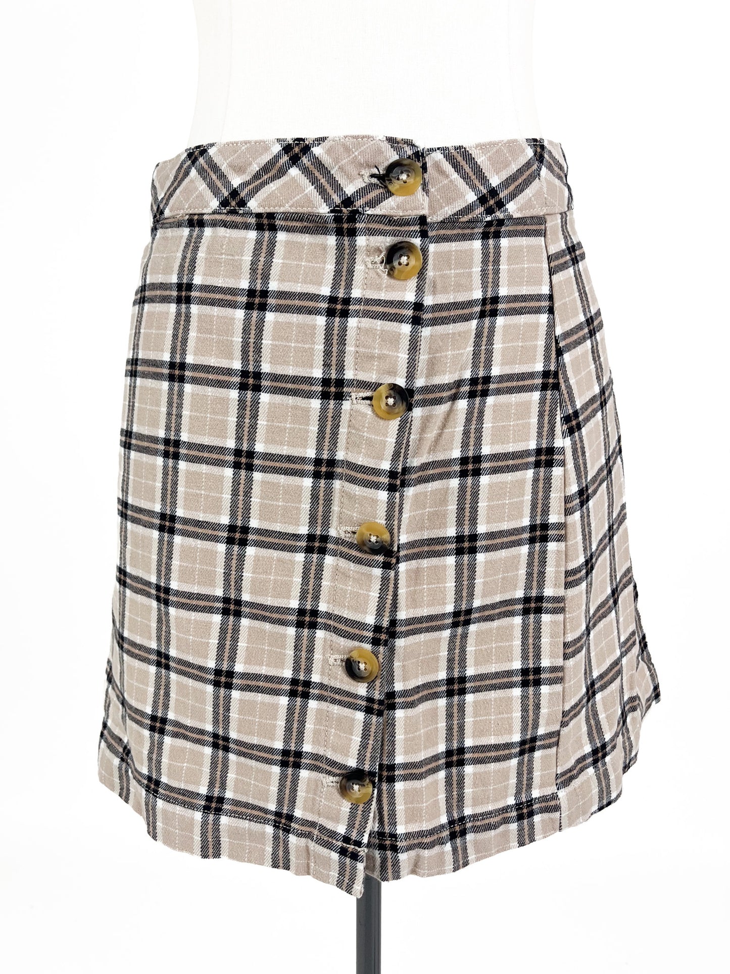 H&M | Brown Casual Skirt | Size 8