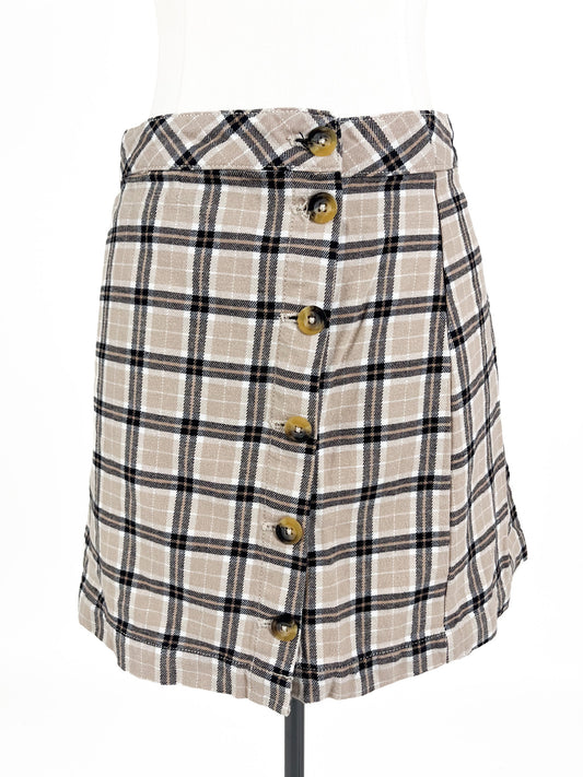 H&M | Brown Casual Skirt | Size 8