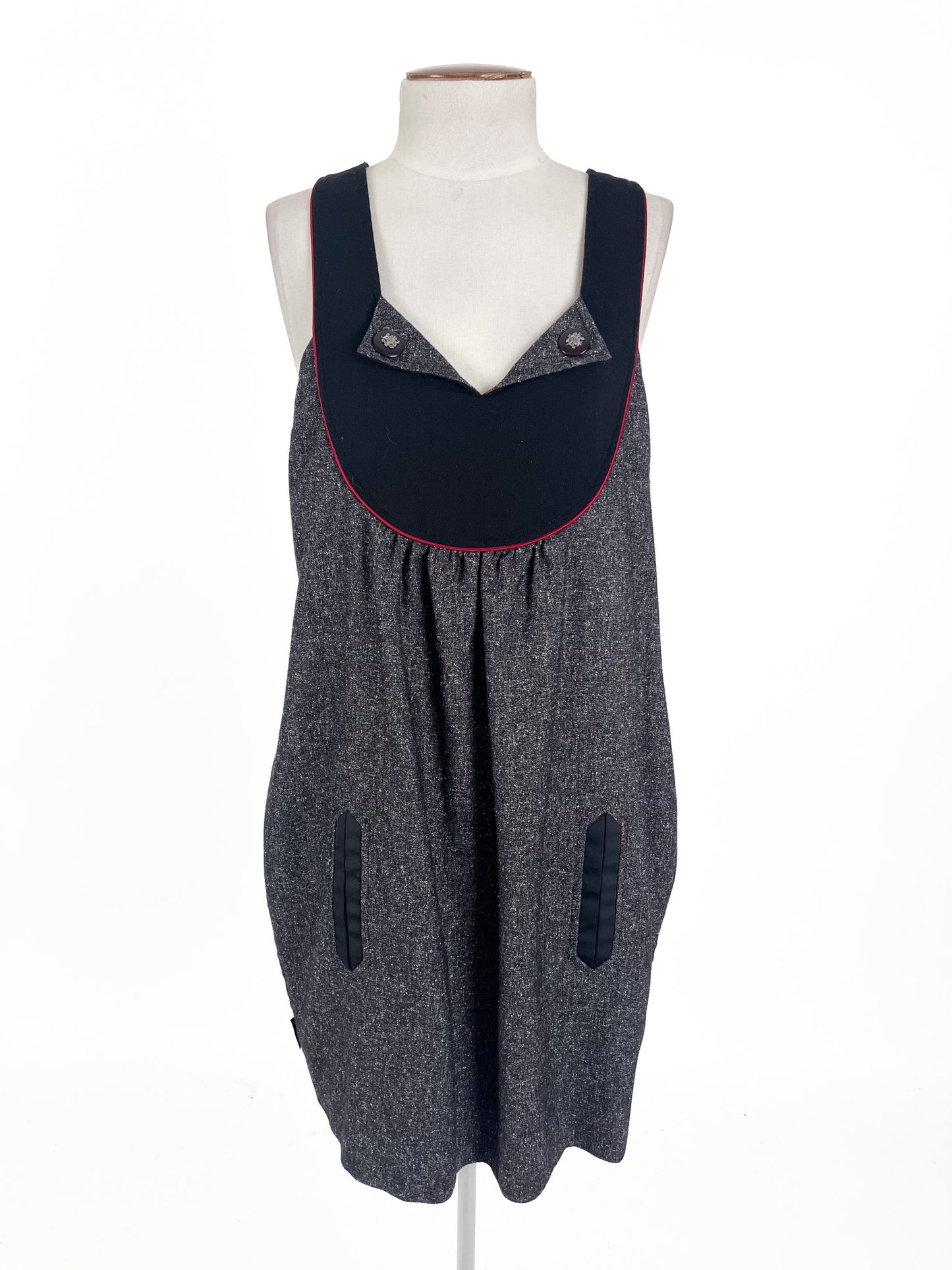 World | Grey Casual/Workwear Dress | Size L