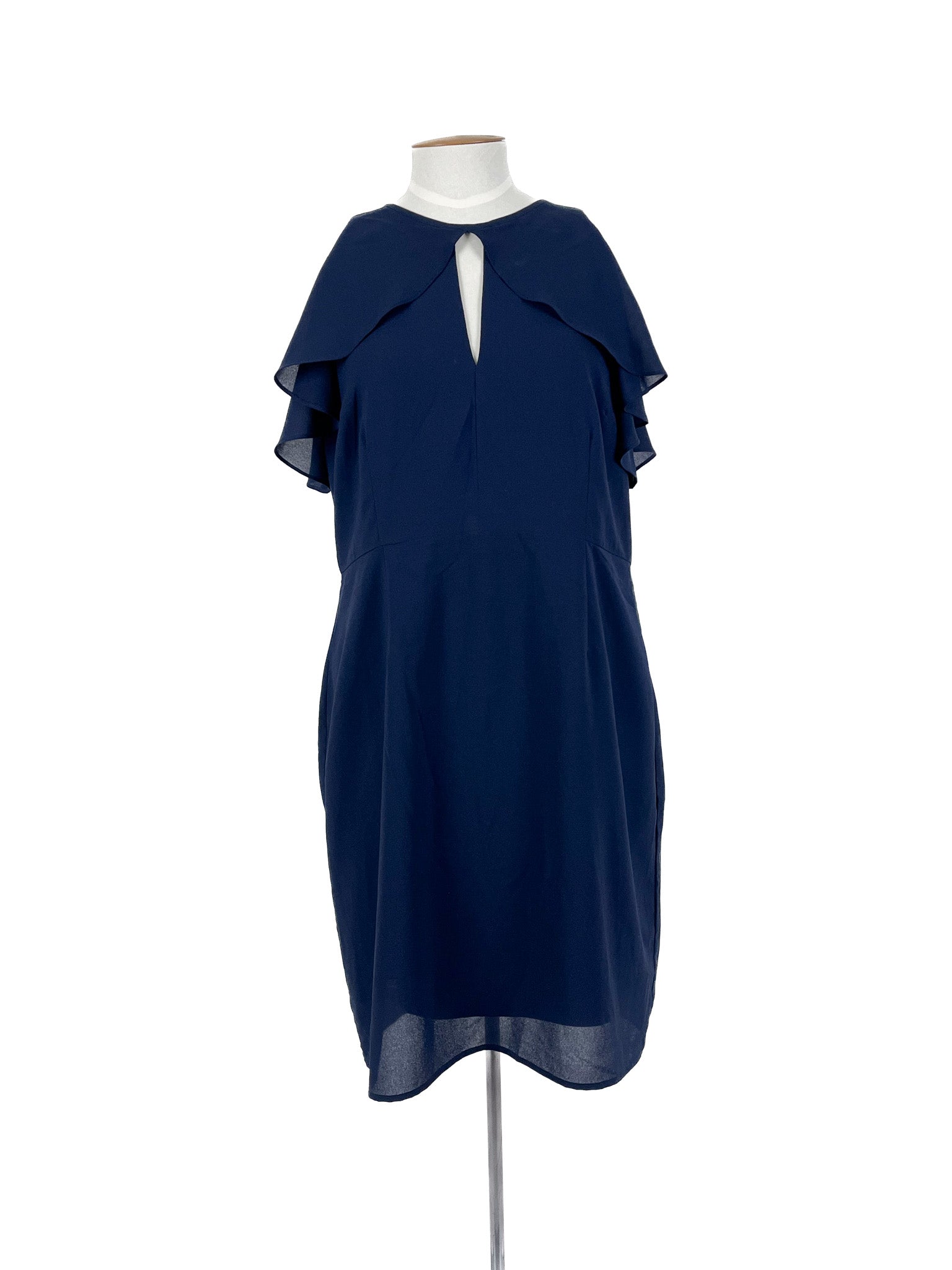 Pagani - Navy Midi Dress (Size 16)