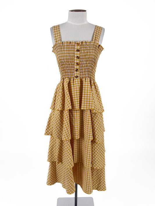Mirrou | Yellow Casual Dress | Size 8